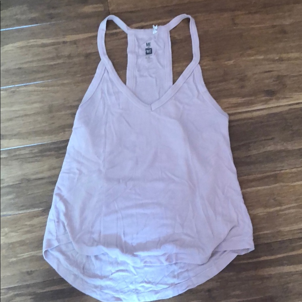 ME to WE pink tank top